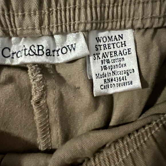 Croft and barrow pants size 3x NWT - Picture 4 of 6